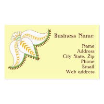 Henna Flower Business Card