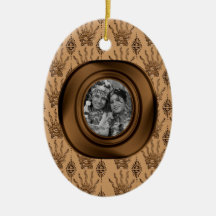 Henna Hand (Brown) (Wedding) Christmas Ornament