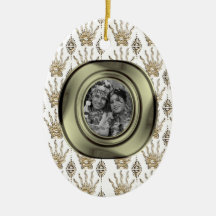 Henna Hand (Golden) (Wedding) Christmas Tree Ornament