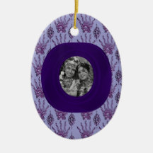Henna Hand (Purple) (Wedding) Christmas Ornament