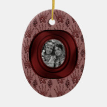 Henna Hand (Red) (Wedding) Christmas Tree Ornament