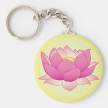 Henna Lotus Key Chains