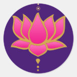 Henna Lotus Pink Sticker