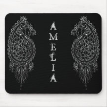 Henna Peacock Mousepad