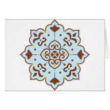 Henna Persian Rug Mandala Cards