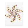 Henna Spiral Flower Post Cards