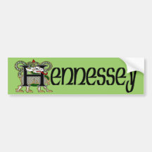 Hennessey Celtic Dragon Bumper Sticker