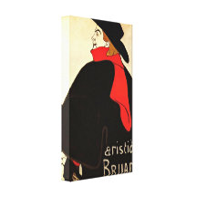 Henri de Toulouse-Lautrec - Aristide Bruant Canvas Prints