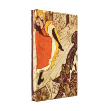 Henri de Toulouse-Lautrec - Jane Avril Canvas Print