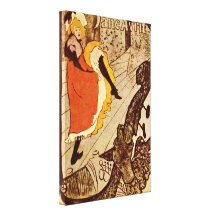 Henri de Toulouse-Lautrec - Jane Avril Canvas Prints