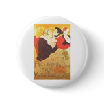 Henri de Toulouse-Lautrec Reine de Joie buttons
