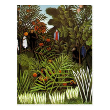 Henri Rousseau - Jungle Landscape Postcards