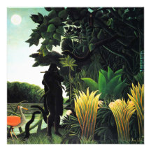 Henri Rousseau Snake Charmer Invitations