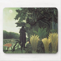 Henri Rousseau - The Snake Charmer Mousepad