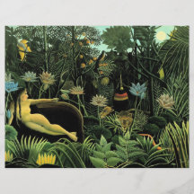 Henri Rousseau's The Dream (1910) Flyers