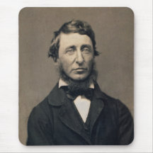 Henry David Thoreau Portrait Maxham daguerreotype Mousepads