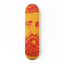 Henry David Thoreau portrait Skateboard