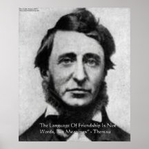 Henry David Thoreau Quote Print