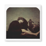 Henry Füssli - Loneliness @ Dawn 1794-96 dog girl magnets