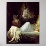 Henry Füssli Nightmare 1802 Horse Gargoyle Female Poster