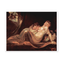 Henry Füssli Nightmare Leaves 2 Sleeping Girl 1793