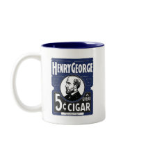 Henry George A Great 5 Cent Cigar Coffee Mugs