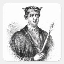 Henry II Square Sticker