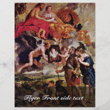 Henry Receives The Portrait Of Maria De' Medici By Personalized Flyer