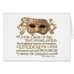 Henry V Quote (Gold Version) Cards