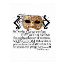 Henry V Quote postcards