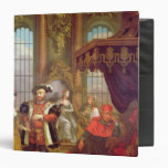 Henry VIII  introducing Anne Boleyn at court 3 Ring Binders