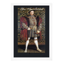 Henry VIII Portrait Custom Invitation
