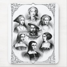 Henry VIII & Wives Mousepads