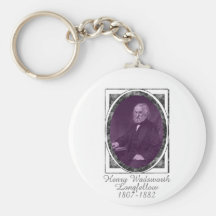 Henry Wadsworth Longfellow Keychain