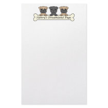 Henry's Dreamland Pugs Stationery Paper