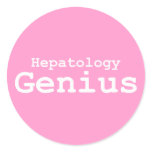 Hepatology Genius Gifts Stickers