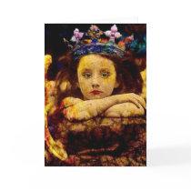 Her crown greeting card