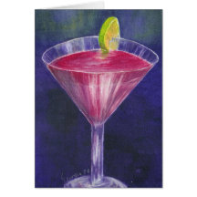 her martini card
