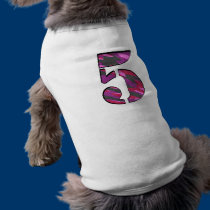 Her Pink Urban Camo Dog T-Shirts. pet clothing