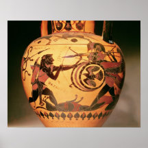 Heracles fighting Geryon Print