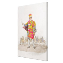 Herald, from 'Costume of Great Britain', published canvas prints