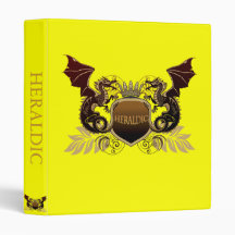HERALDIC 3 RING BINDERS