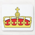 Heraldic crown Norway, Norway mousepads