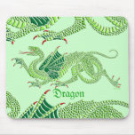 Heraldic Dragon (Green) - Mousepad