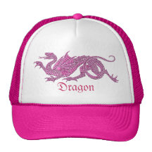 Heraldic Dragon (Pink) - Hat #1