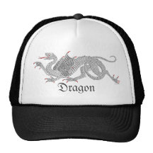 Heraldic Dragon (Silver) - Hat #1