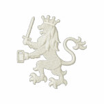 Heraldic Lion with Beer Mug embroidered shirts