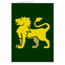 Heraldik Löwe heraldry lion Grußkarten