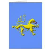 Heraldik Löwe heraldry lion Grußkarten