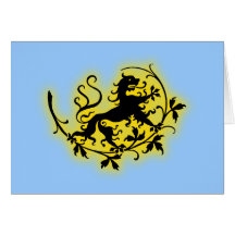 Heraldik Löwe heraldry lion Karte